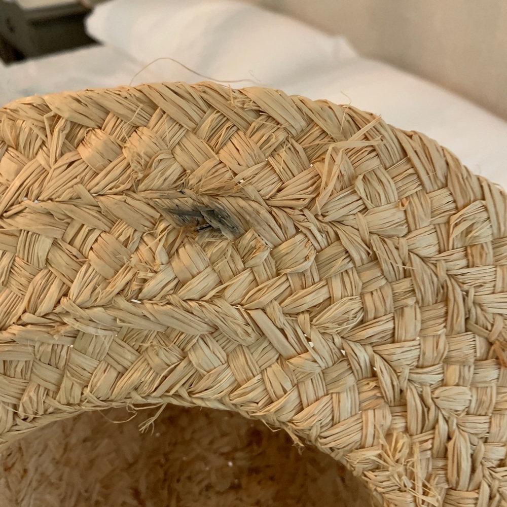 Straw summer sunhat - Picture 6 of 7